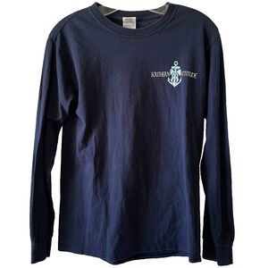 Gildan Southern Attitude Women's T-Shirt Small Blue LS Little Sweet Little Salty